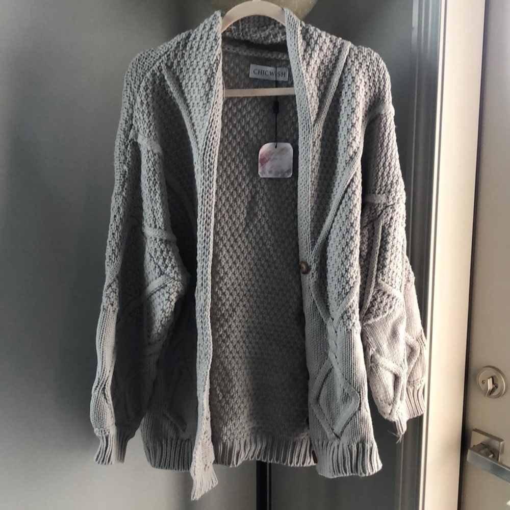 Grey cardigan - small/medium